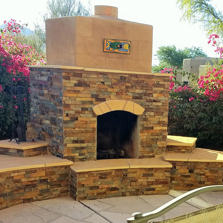 Outdoor Fireplace